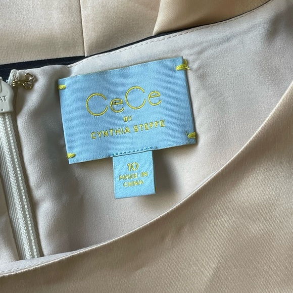 Cece by Cynthia Steffe Black Beige Dress - Picture 6 of 7